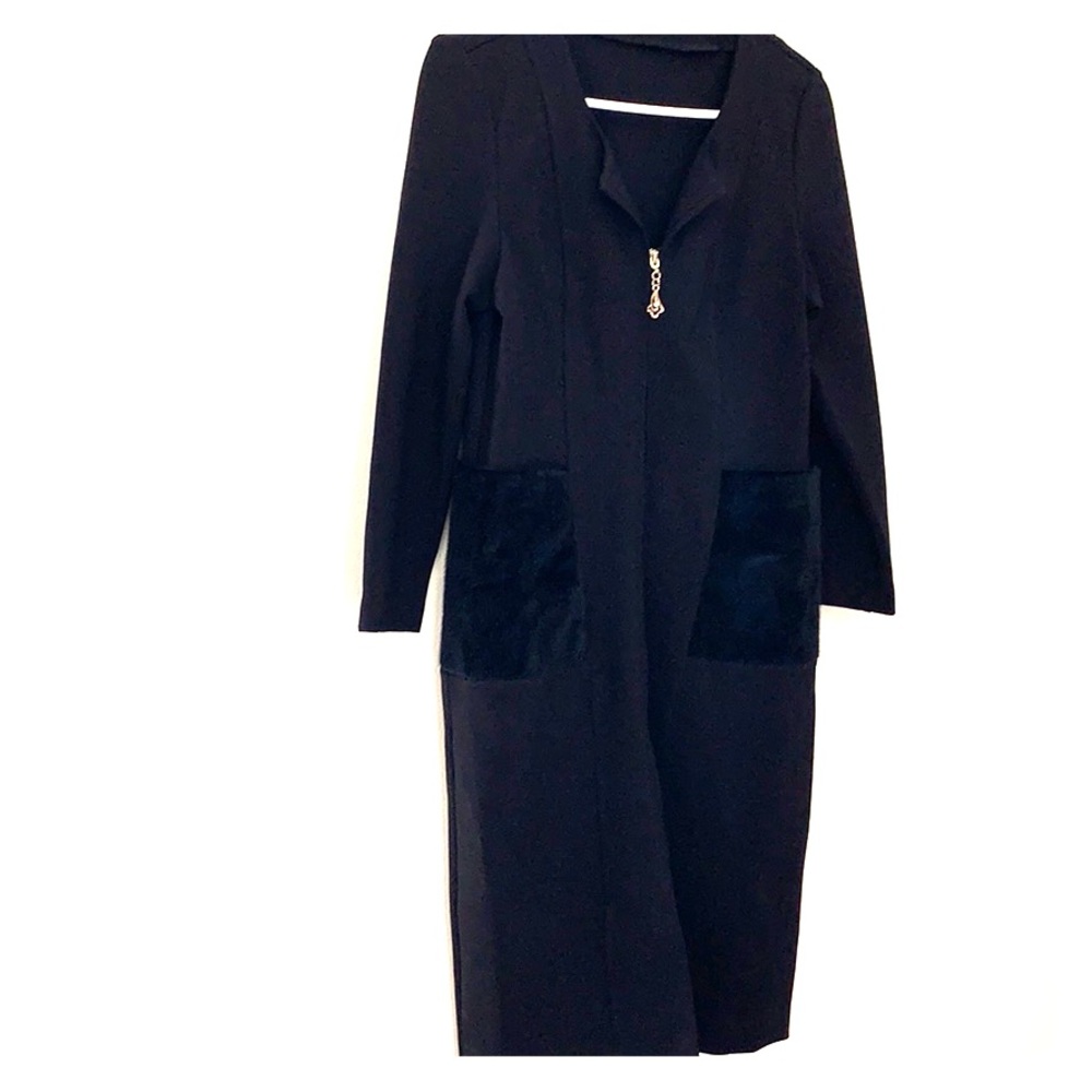 Woven black dress
